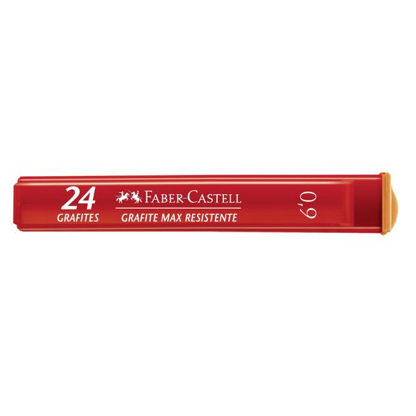 GRAFITE POLYMER 0.9MM B - C/24 MINAS FABER CASTELL