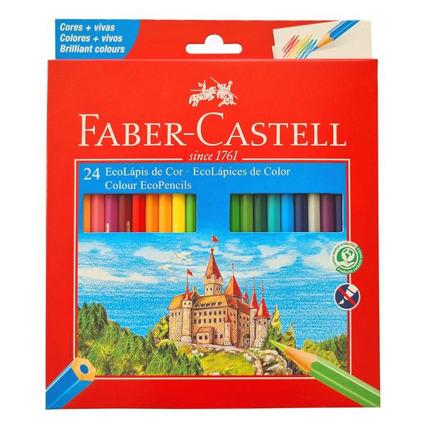 ECOLAPIS 24 CORES FABER CASTELL