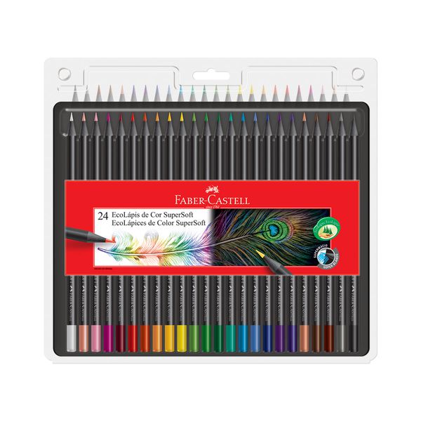 ECOLAPIS 24 CORES SUPERSOFT FABER CASTELL