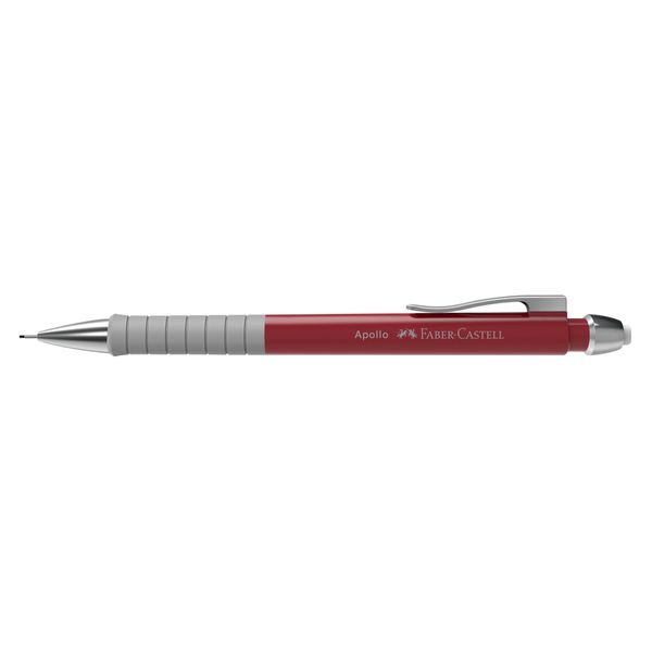 LAPISEIRA APOLLO 0.5MM VERMELHO ESCURO FABER CASTELL