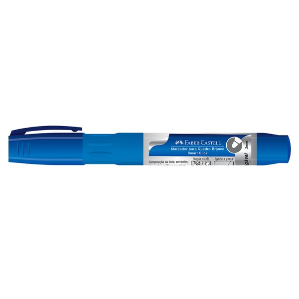 MARCADOR QUADRO BRANCO RECAR. AZUL FABER CASTELL
