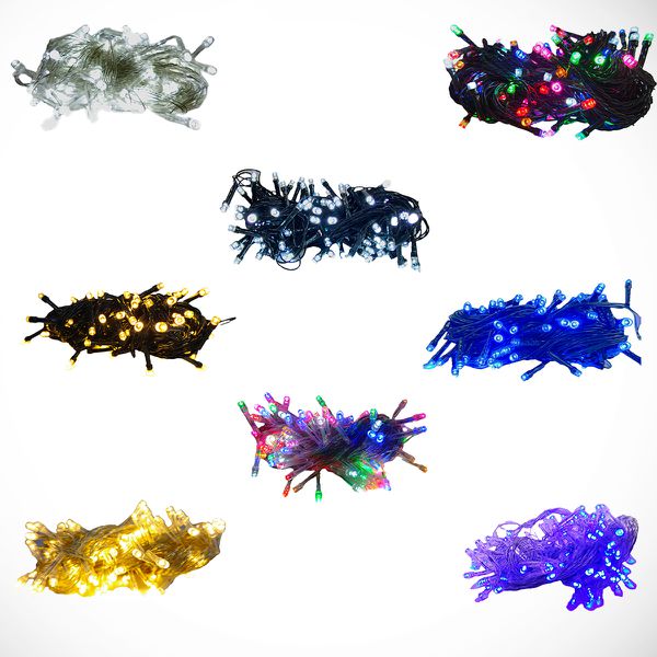 CORDÃO 100 LEDs - 127V 8 FUNÇÕES 10 METROS