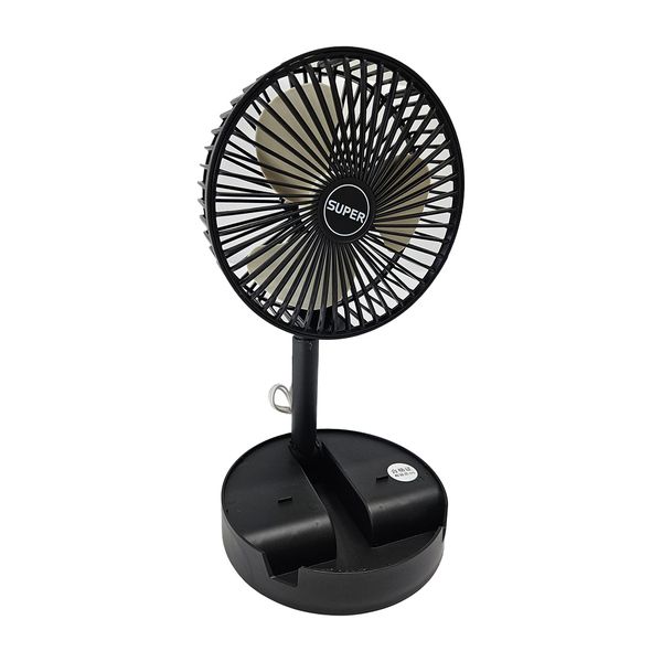 MINI VENTILADOR DE MESA USB PRETO- INTERPONTE