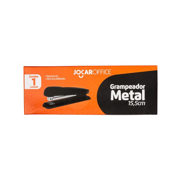 GRAMPEADOR 15.5CM PARA 25 FLS EM METAL JOCAR OFFICE