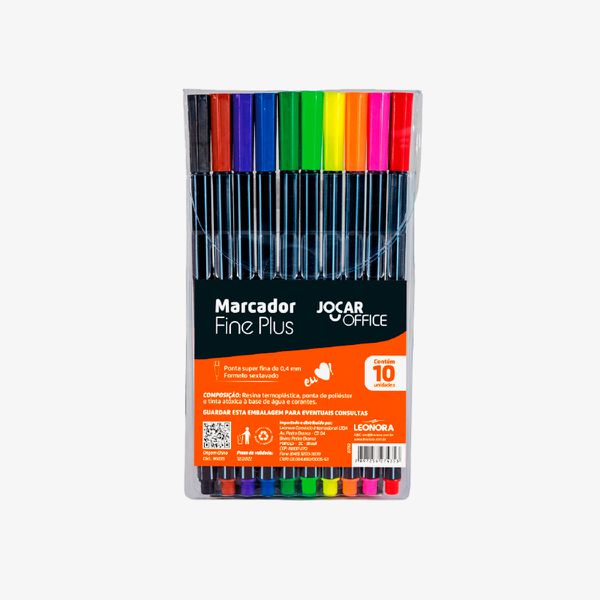 KIT MARCADOR FINE PLUS 10 Und