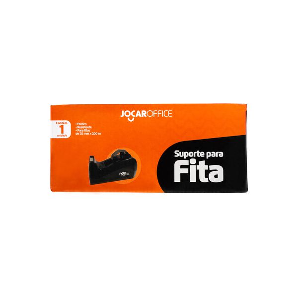SUPORTE PARA FITA ADESIVA GRANDE PRETO UND JOCAR OFFICE