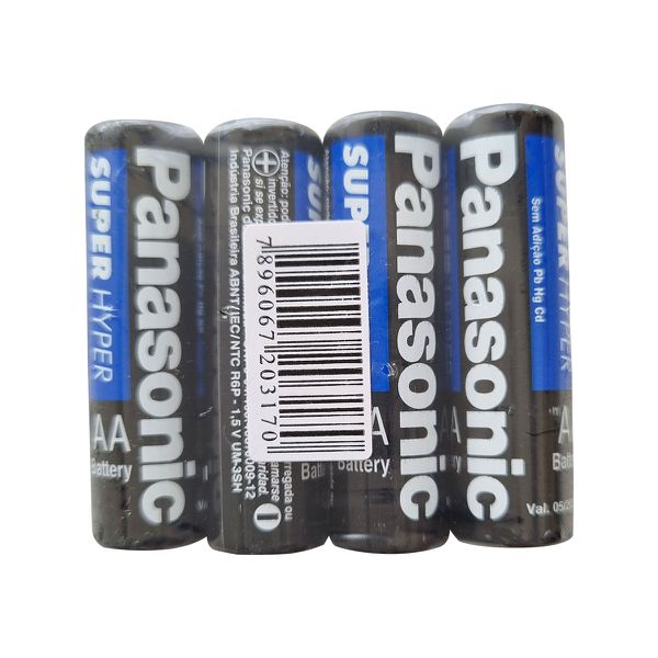 PILHA PANASONIC AA SUPER HYPER