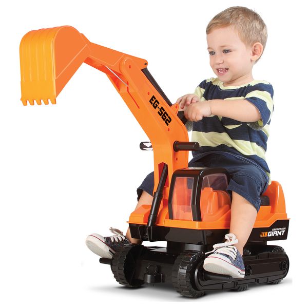 VEICULO GIANT ESCAVADEIRA/CARREGADEIRA ROMA BRINQUEDOS