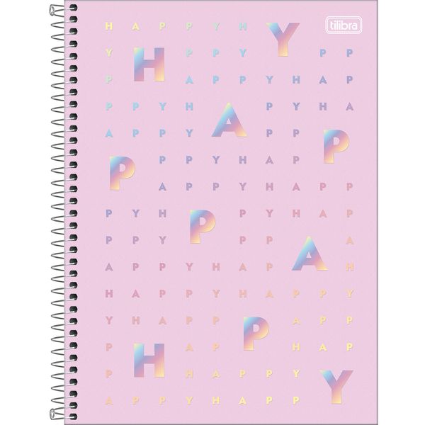 CADERNO UNIV. 10 MATERIAS HAPPY - ES1 - TILIBRA