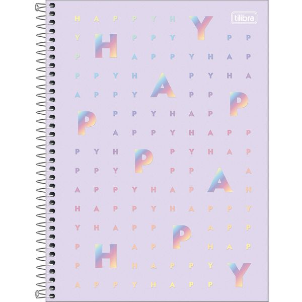 CADERNO UNIV. 10 MATERIAS HAPPY - ES2 - TILIBRA