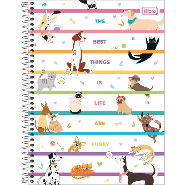 CADERNO UNIV. 10 MATERIAS HUG ME - ES2 - TILIBRA