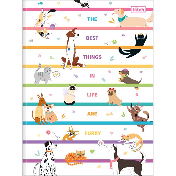 CADERNO BROCHURÃO 80 FLS HUG ME - TILIBRA