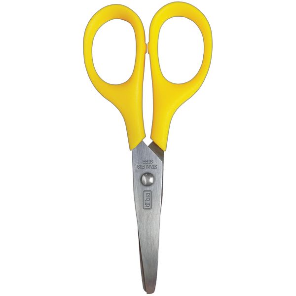 TESOURA ESCOLAR TILIBRA T419 11,5CM - AMARELA