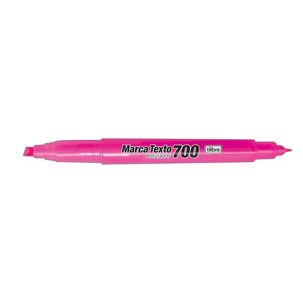 MARCA TEXTO PONTA DUPLA TILIBRA 700 COR ROSA