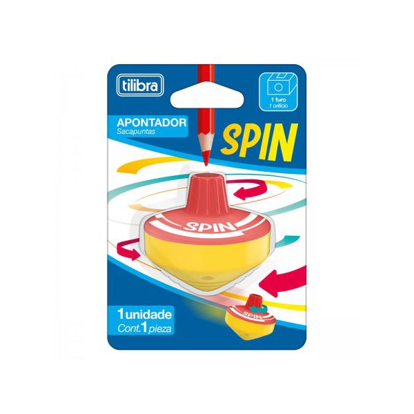 APONTADOR TILIBRA SPIN VERMELHO