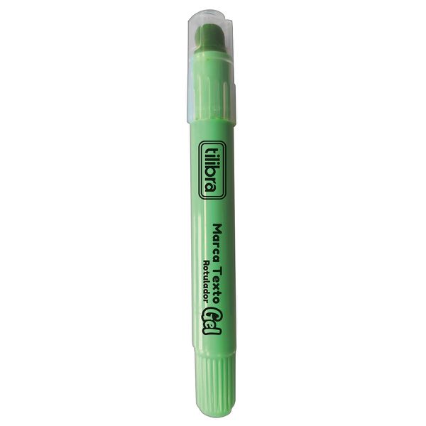 MARCA TEXTO PONTA GEL TILIBRA COR VERDE