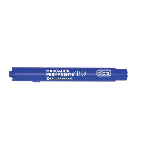 MARCADOR PERMANENTE TILIBRA 110 RECARR. AZUL