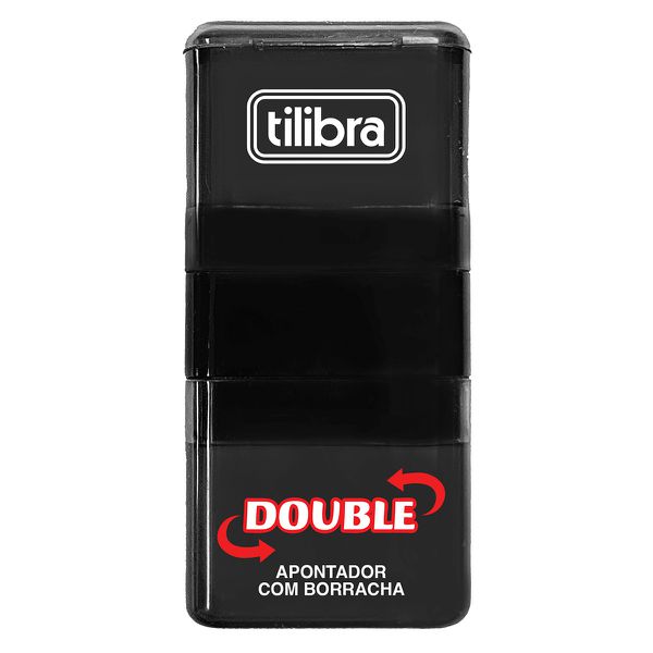 APONTADOR 1 FURO COM BORRACHA TILIBRA