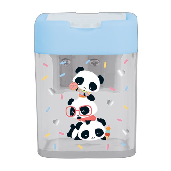 APONTADOR 2 FUROS TILIBRA PANDA - AZUL