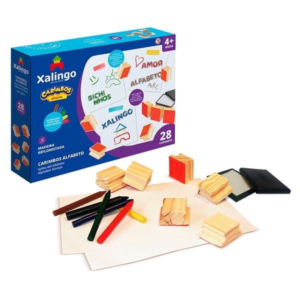 CARIMBO ALFABETO XALINGO