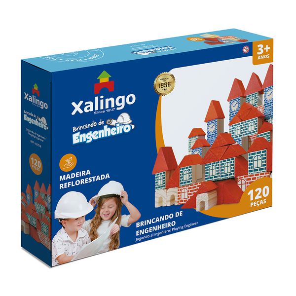 BRINCANDO DE ENGENHEIRO 120 PCS - XALINGO