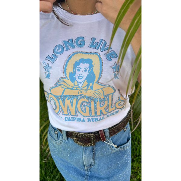 T-shirt Camiseta Long Live Cowgirl