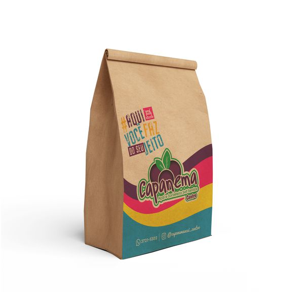 SACO KRAFT GG (30X20X36CM) PERSONALIZADO EXPRESS -... - SACO & SACOLA