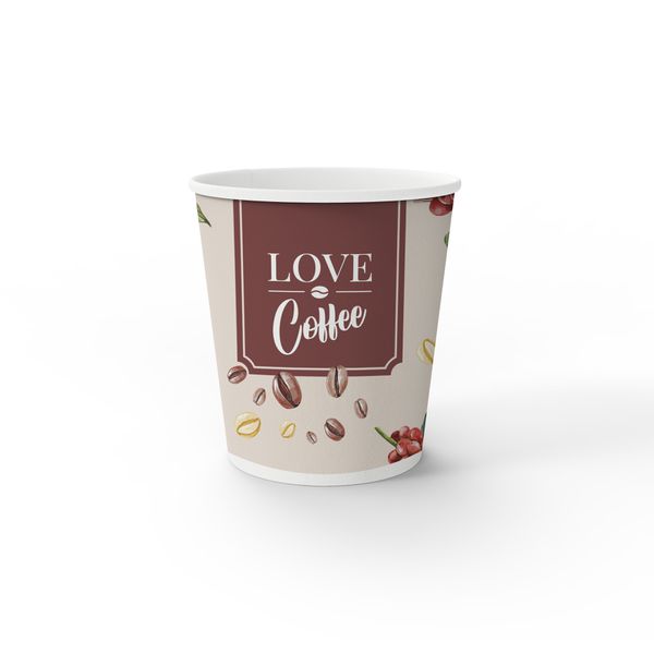 COPO DE PAPEL 100ML CAFE - 50 UNIDADES - MIXC100CF - SACO & SACOLA