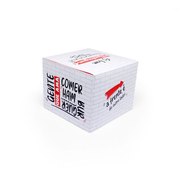 CAIXA LANCHE HAMBURGUER EXTRA GRANDE RED GOURMET -... - SACO & SACOLA