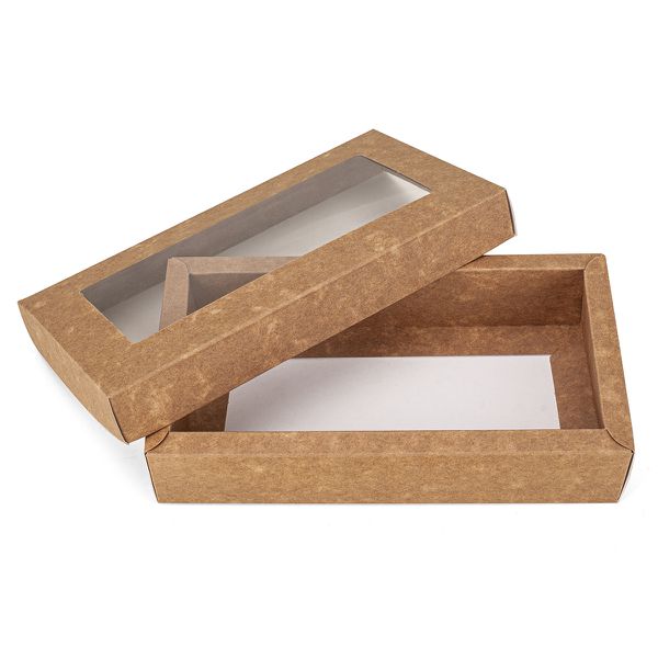 CAIXA 8 BOMBOM PREMIUM C/ VISOR KRAFT 180X105X40 -... - SACO & SACOLA
