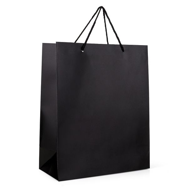 SACOLA PRESENTE TRIPLEX NYLON PRETA 260X120X320 - ... - SACO & SACOLA