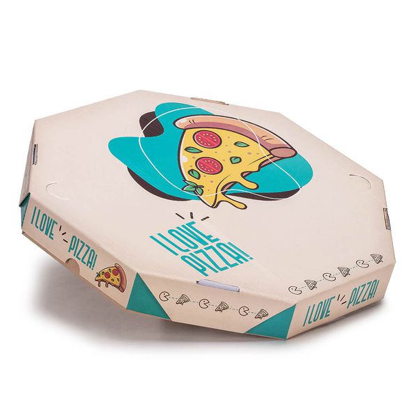 CAIXA PIZZA 35 CM PAC - 10 UNIDADES - MIX0249PC - SACO & SACOLA