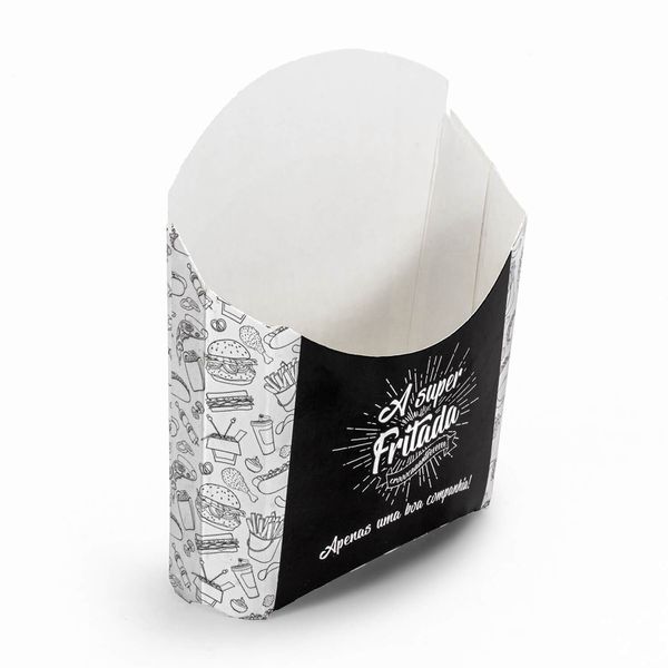 EMBALAGEM PARA BATATA FRITA TRADICIONAL BLACK GOUR... - SACO & SACOLA