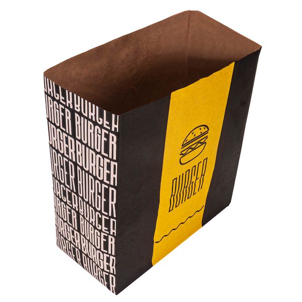 SACO KRAFT DELIVERY BLACK YELLOW - TAMANHO M | 50 ... - SACO & SACOLA