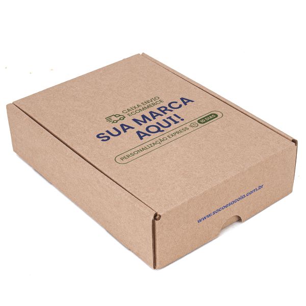 CAIXA ENVIO KRAFT 150X200X50 PERSONALIZE FÁCIL - 2... - SACO & SACOLA