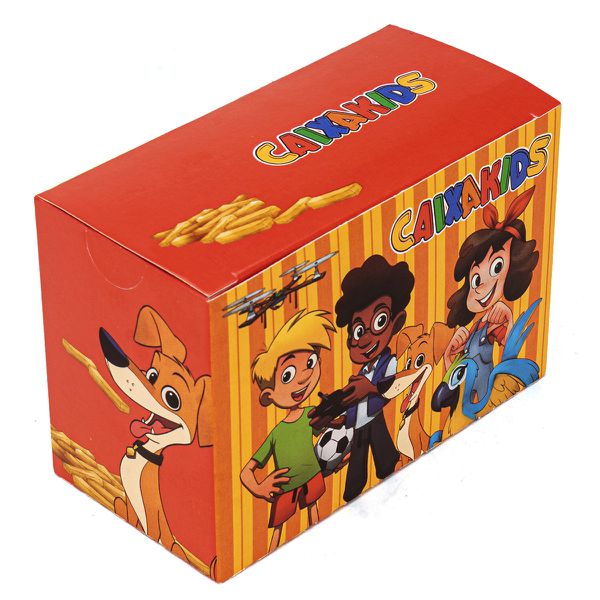 CAIXA PARA BATATA FRITA DELIVERY CAIXA KIDS - 50 U... - SACO & SACOLA