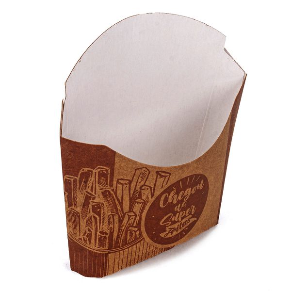 EMBALAGEM PARA BATATA FRITA TRADICIONAL KRAFT GOUR... - SACO & SACOLA