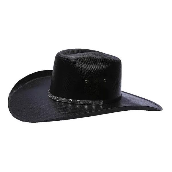 Chapéu Country Radar Preto Strass - 87345 - Salomão Country
