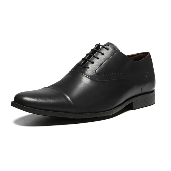 Sapato Social Masculino Rexton Napa Mestiço Preto Samello SAMELLO