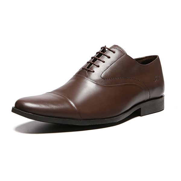 Sapato Social Masculino Rexton Napa Mestiço Café Samello SAMELLO
