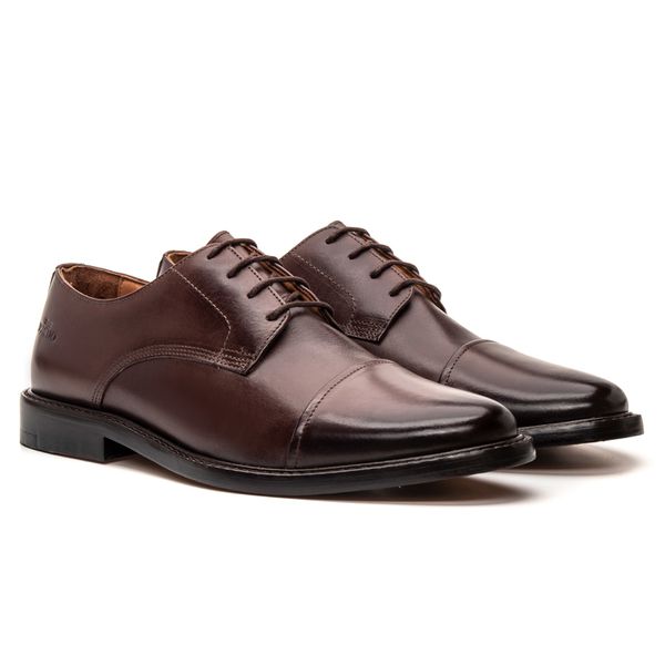 Social Masculino Luc Semi Acabado Mahogany Samello