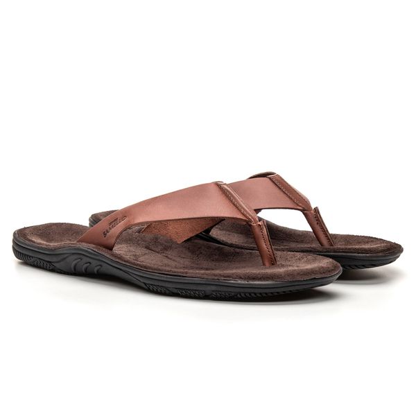 Sandália Masculina Moscow Naturale Mahogany Samello 