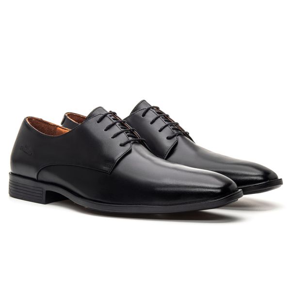 Sapato Classico Social Semi Acabado Sidney Preto