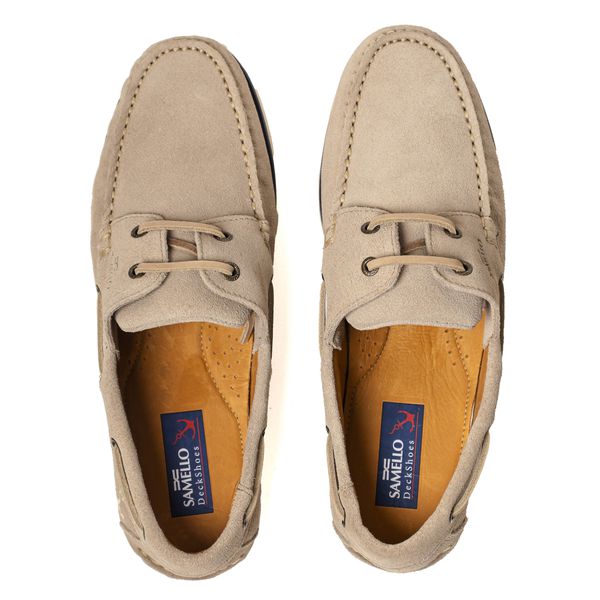 Deckshoes Masculino Phoenix Camurça Khaky Foxton Samello