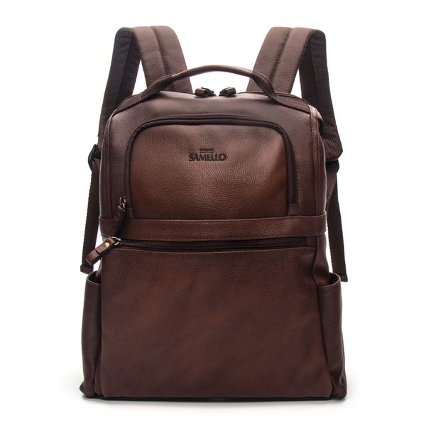 Mochila Cabernet Conhaque Samello