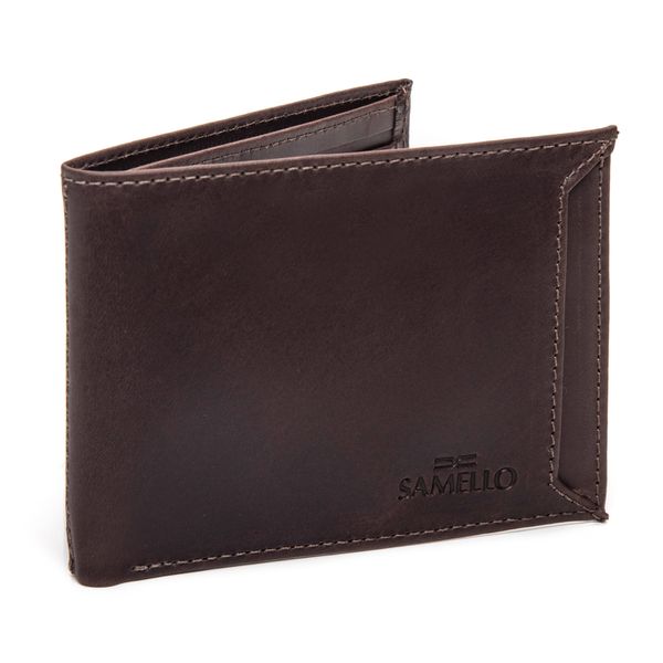 Carteira Masculina Naturalle Café Samello