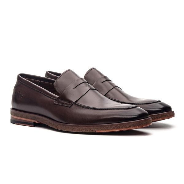 Clássico Sola Couro Donald Naturalle Avelã Samello