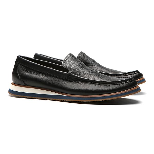 Mocassim Masculino Perini Comfort Marinho Samello