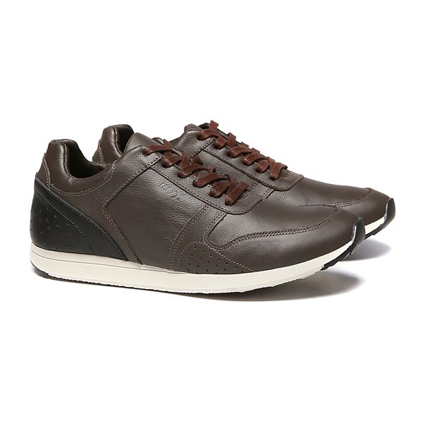 Sapatênis Masculino Maxx Jogger Café e Preto