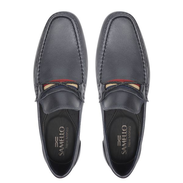 Mocassim Loafer Masculino Compass Marinho Samello SAMELLO